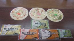 ズラリと並んだ試食品