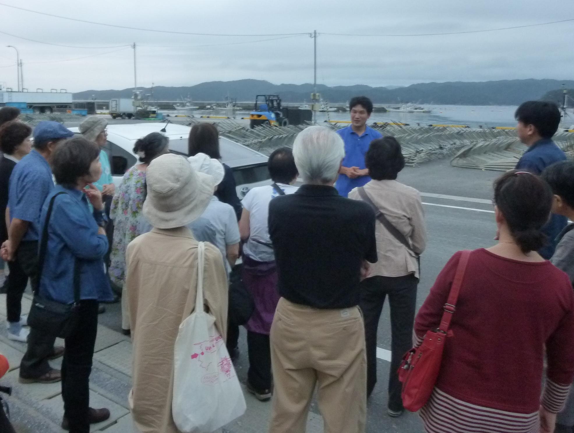 宮城県漁協･表浜支所長より当時の浜の様子を聞きます