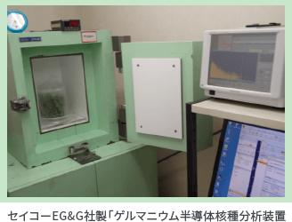 セイコーEG&G社製「ゲルマニウム半導体核種分析装置