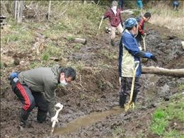 水路も自力で整備