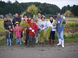 みんなで一緒に「とったどー」<br />
