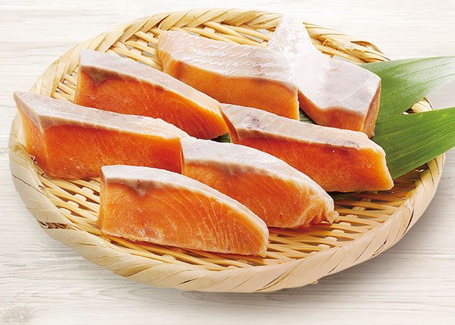 北海道産秋鮭の便利カット