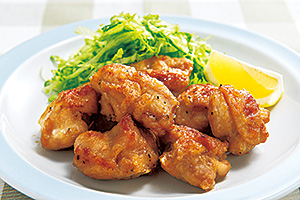 トースターで唐揚げの写真