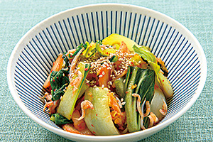 ちんげん菜のキムチ和えの写真