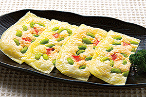 枝豆チーズせんべいの写真