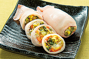 青森県の郷土料理いか寿司の写真