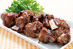 黒豚スペアリブ漬け込み焼きの写真