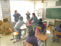 石巻市立大原小学校を訪問