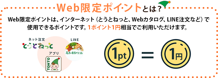 Web限定ポイント