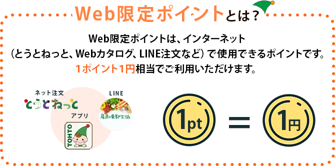 Web限定ポイント
